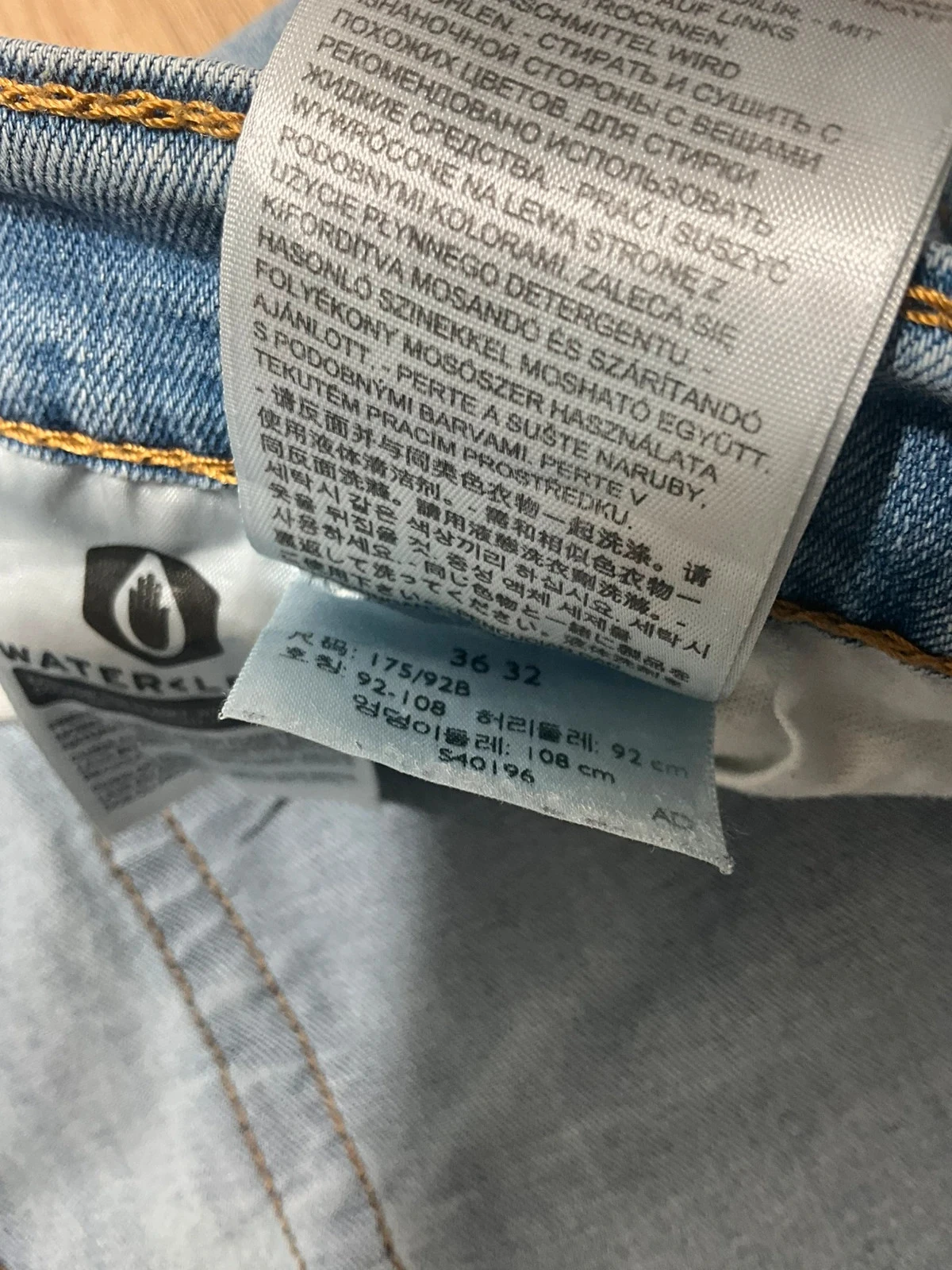 Jean Levi's 541 W36 L32 Athletic Taper Délavé Clair  Lvh 182 – photo 11